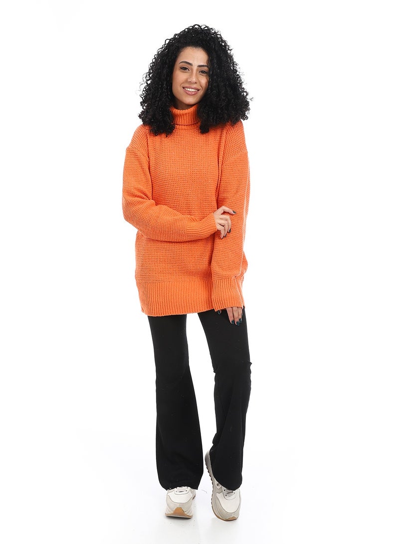 سيزار بلوفر صوف حريمي ب رقبة عالية - Image 2