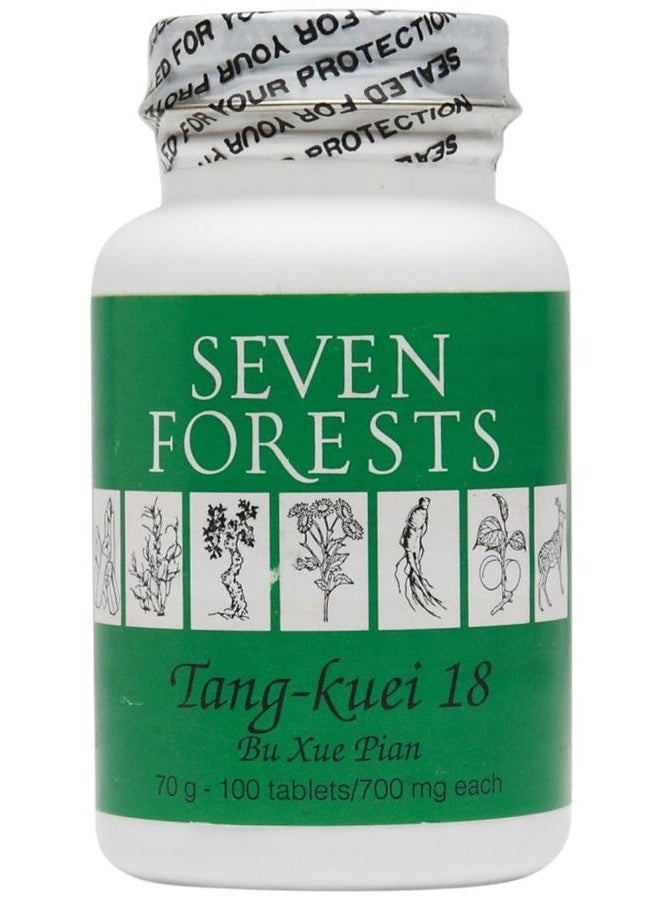 Seven Forests تانغ كوي 18 من سبعة غابات، 100 قرص، 700 ملغ. - Image 1