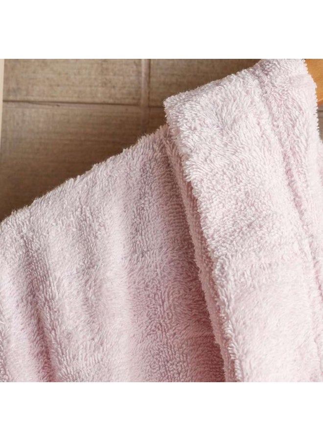 Pan Home Hooded Bathrobe S/M in Rose - Image 4