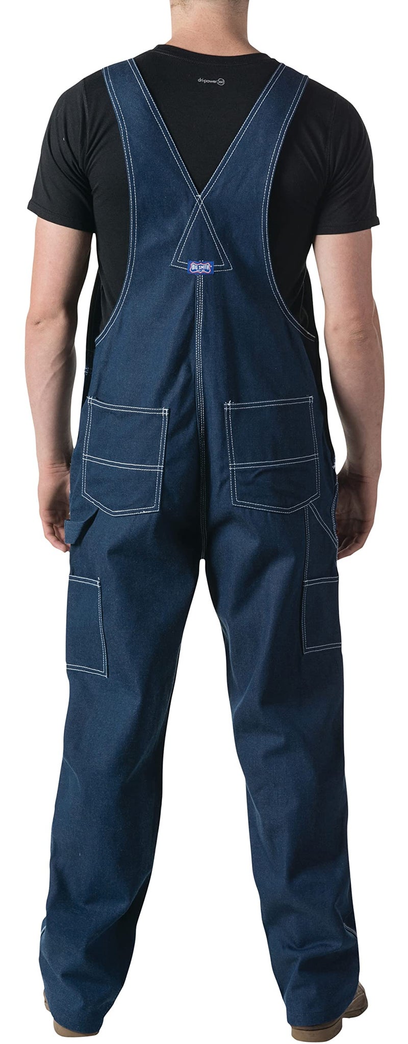 Liberty Big Smith Men's Rigid Denim Bib Overall, 62x30 - Image 2