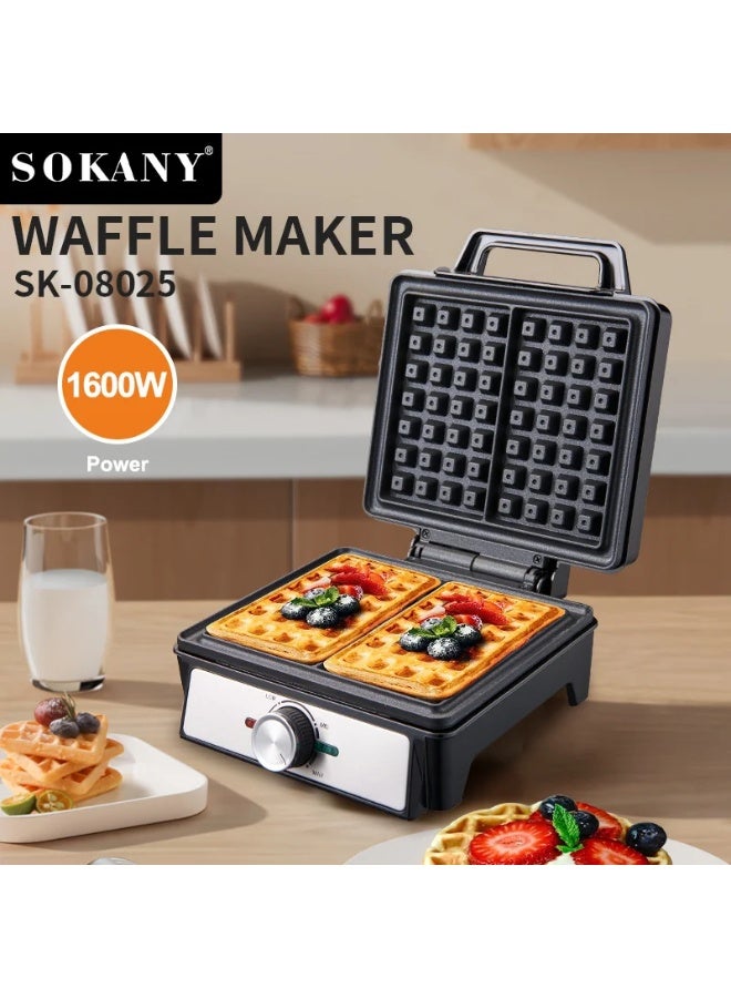 Sokany Waffle Maker 2 Slice Volume SK-08025 - Image 2