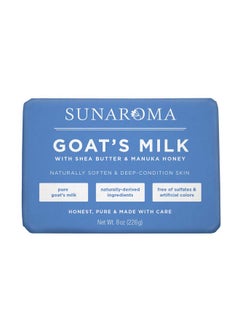 SUNAROMA Sunaroma Goat's Milk W/ Shea Butter & Manuka Honey Soap (8 Ounce)  - Image 1