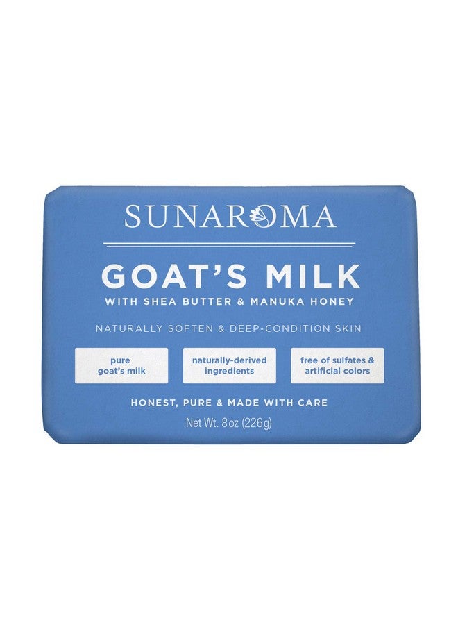 Sunaroma Goat's Milk W/ Shea Butter & Manuka Honey Soap (8 Ounce) - Image 1