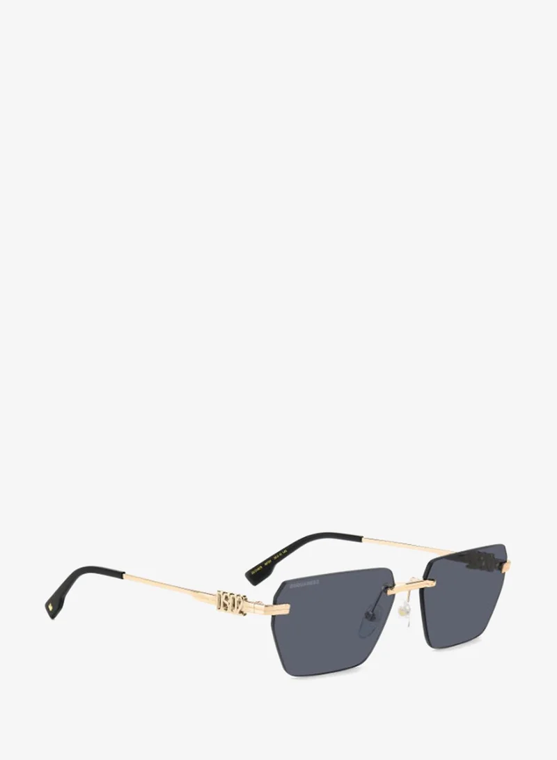 ديسكويرد2 DSQUARED2 D2 0102/S Sunglasses Black Rectangular
