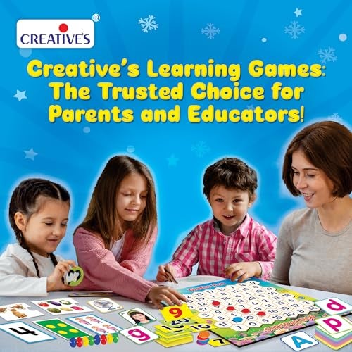 Creative's Fun with Words – Educational Word Puzzles Game for Kids | 30 Self-Correcting 3-Piece Puzzles Learn Letter Recognition, Spelling & Reading | Language Development Toy for Ages 4+ - Image 4