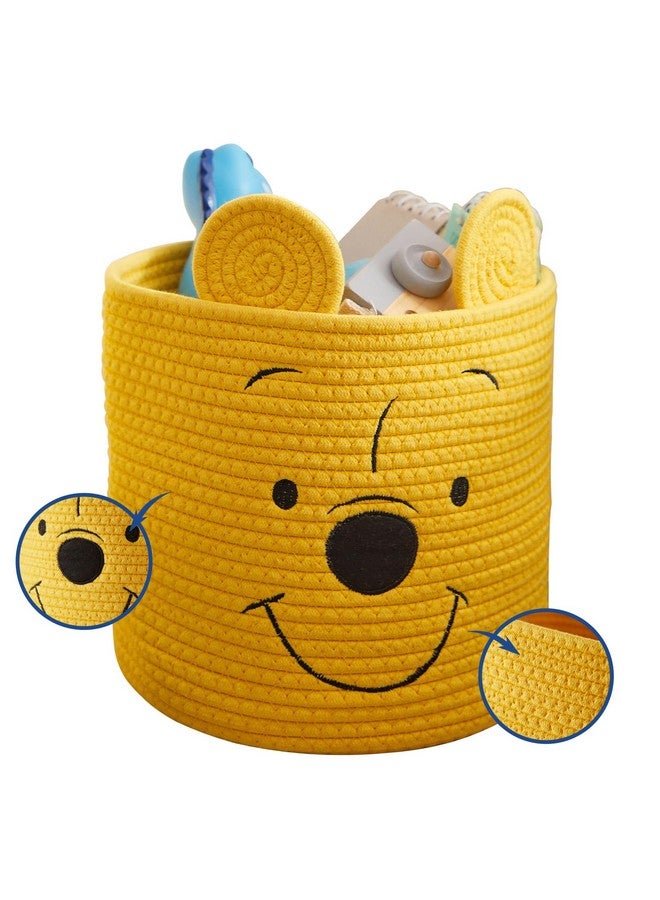 Idea Nuova Disney Winnie the Pooh Figural Rope Storage Organizer Basket, 10" H x 10" W - Image 4