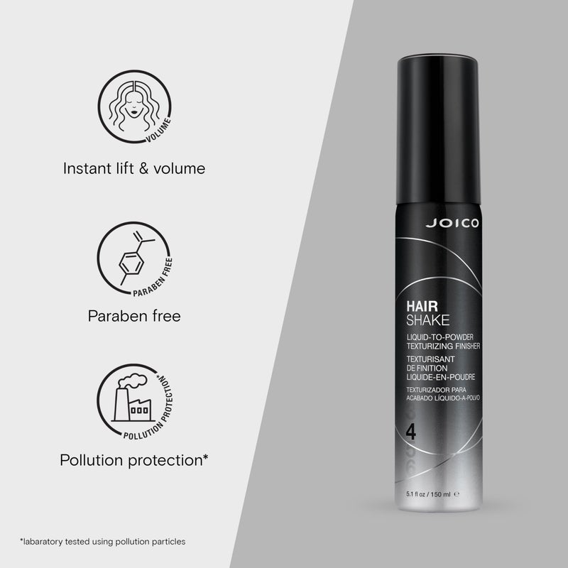 Joico Hair Shake Liquid-To-Powder Texturizing Finisher | For Most Hair Types | Long-Lasting Volume | Instant Lift | Quick Dry Finish | Protects Against Pollution | Paraben Free | 5.1 Fl Oz - Image 2