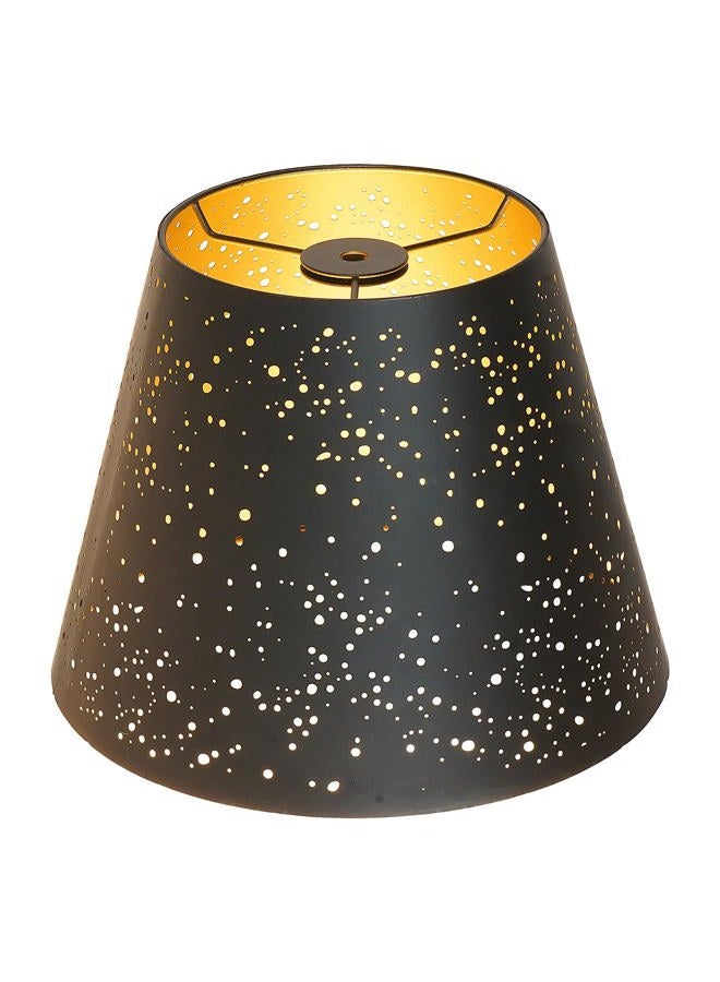 ALUCSET Small Lamp Shade, Barrel Metal Etching Process Lampshade for Table Lamp and Floor Light, 6x10x7.5 inch, Spider - Image 1