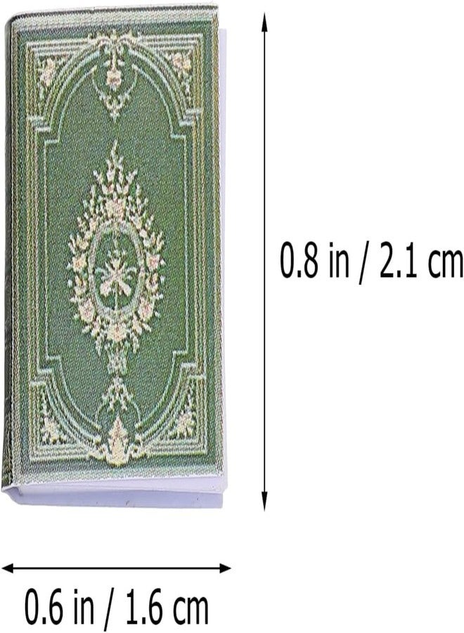 DROPOSALE 18 Pcs Miniatures Dollhouse Books Assorted Mini Decoration Accessories Doll Toy Supplies Christmas Pretend Play Makeup Use Game Play Baby Girls Baby Multi Color - Image 2