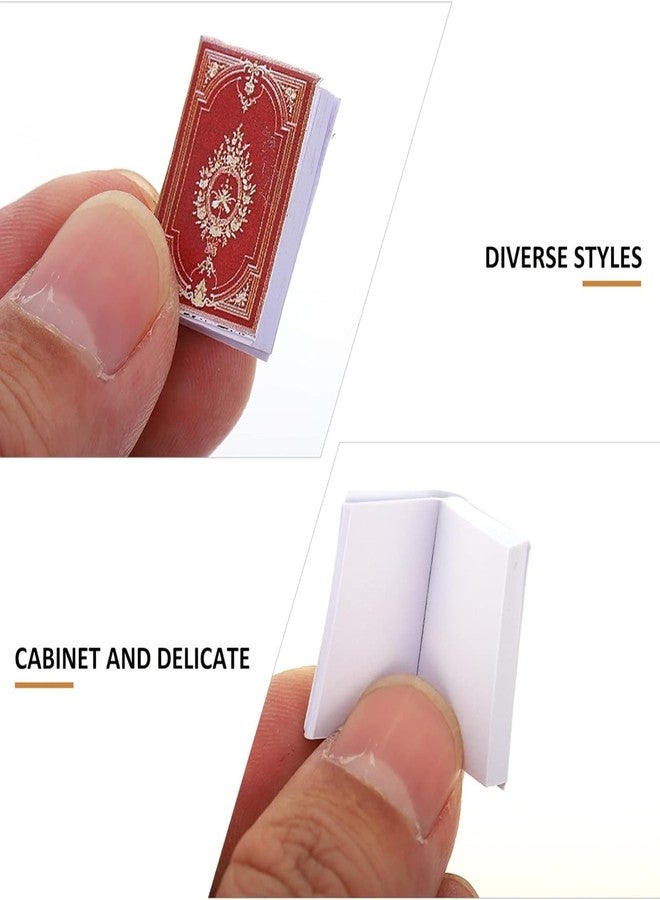 DROPOSALE 18 Pcs Miniatures Dollhouse Books Assorted Mini Decoration Accessories Doll Toy Supplies Christmas Pretend Play Makeup Use Game Play Baby Girls Baby Multi Color - Image 5