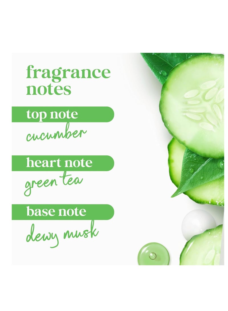 Dove Dove Body Wash with Pump 3 Count Refresh Cucumber and Green Tea for 24hr Lotion-Soft Skin Moisturizing Skin Cleanser with No Sulfates No Parabens - Image 5