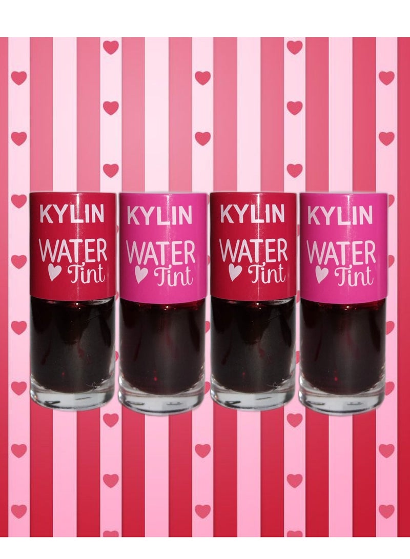 كايلين 4 قطع ملمع شفاه بلون مائي بنكهة الكرز - Image 1