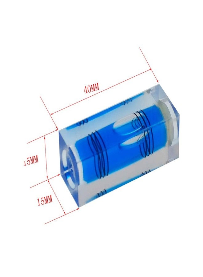Slaige XMLEI high precision mini leveling bubble mini leveling bubble three line flat bead leveler level ruler household level instrument (blue) - Image 5