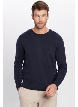 Men's Slim Fit Crew Neck Navy Blue Knitwear Sweater - pzsku/ZCEEB2CE1BB5EAD733D74Z/45/_/1734510571/291db713-a48e-4711-8345-d73b15ba9a7e