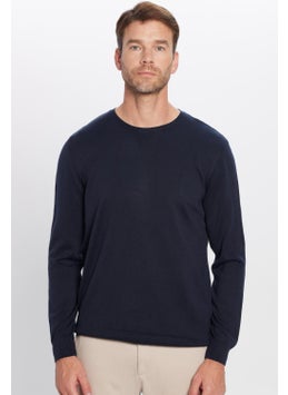 Men's Slim Fit Crew Neck Navy Blue Knitwear Sweater - pzsku/ZCEEB2CE1BB5EAD733D74Z/45/_/1734510572/9aec6855-a64d-41fb-83fe-a678900a7511