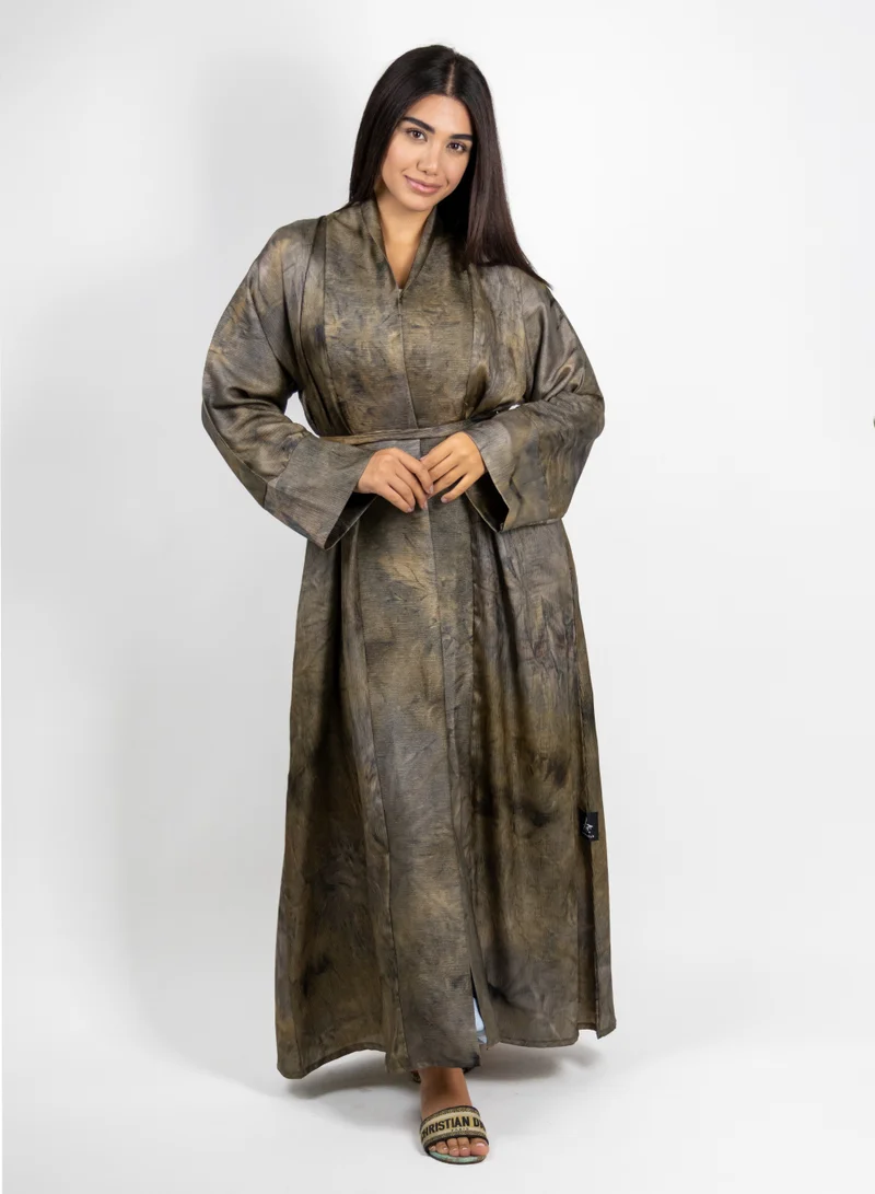 JAMEELA Specks Abaya with Tortoise Tone