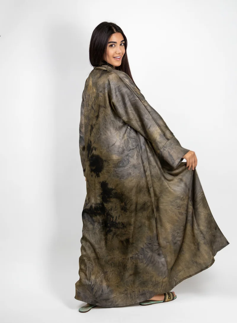 JAMEELA Specks Abaya with Tortoise Tone