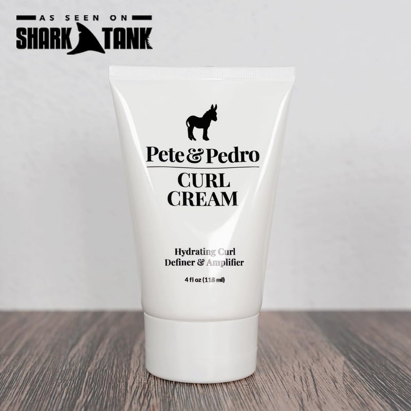 Pete & Pedro CURL CREAM - Hydrating Curls Hair Definer & Amplifier For Men & Women | Natural Shine & Strong Curls & Waves, Frizz Reducer, Curly & Wavy Hair Types | Shark Tank Featured, 4 oz. - Image 5