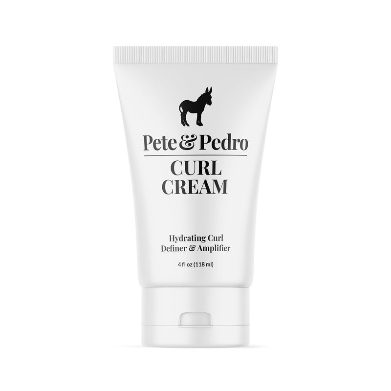 Pete & Pedro CURL CREAM - Hydrating Curls Hair Definer & Amplifier For Men & Women | Natural Shine & Strong Curls & Waves, Frizz Reducer, Curly & Wavy Hair Types | Shark Tank Featured, 4 oz. - Image 1