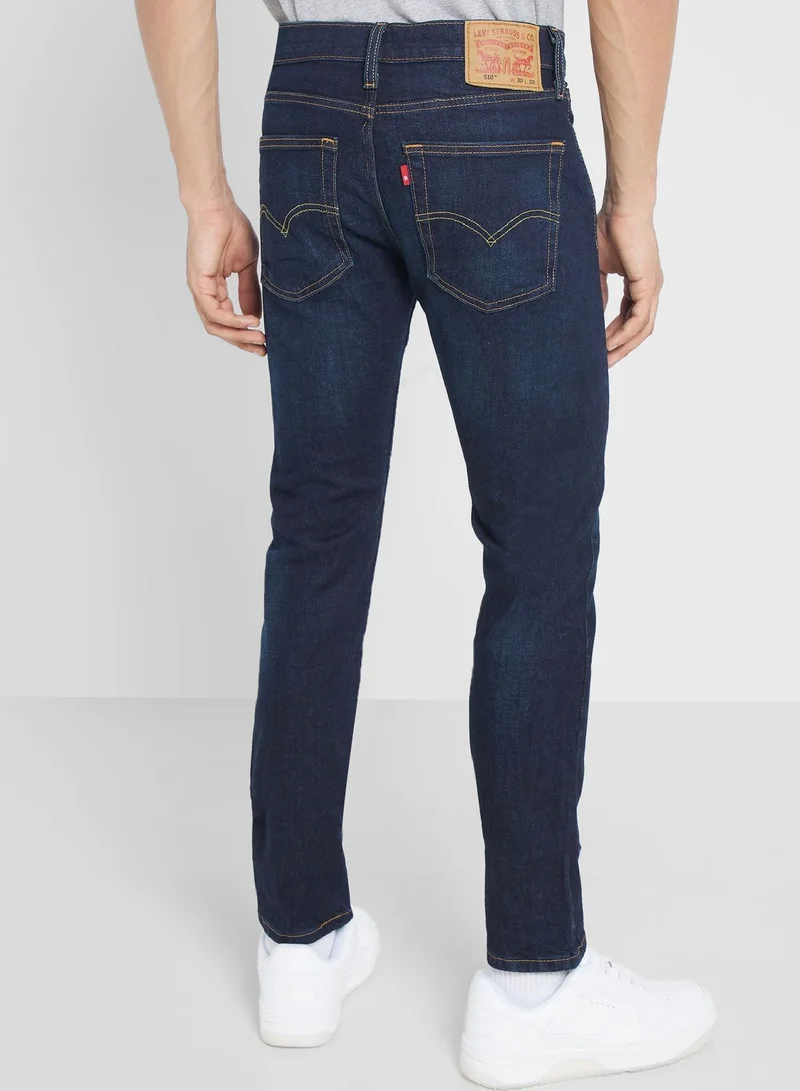 ليفايز Rinse Wash Skinny Slim Fit Jeans