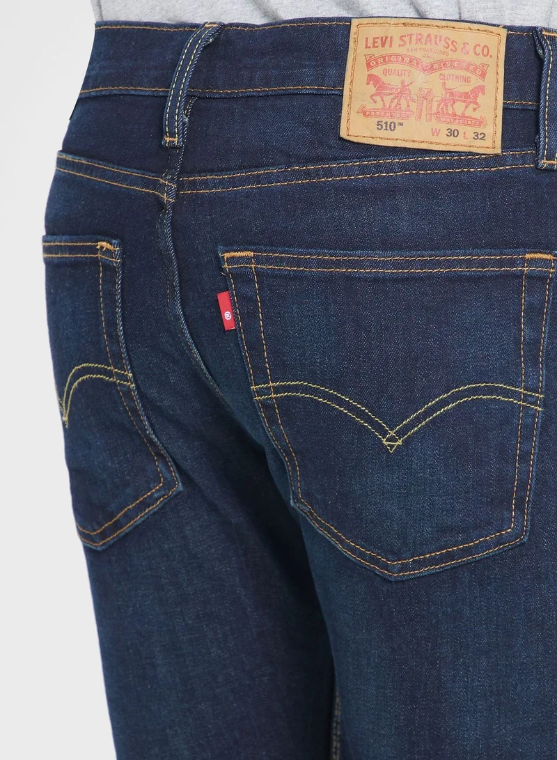 ليفايز Rinse Wash Skinny Slim Fit Jeans