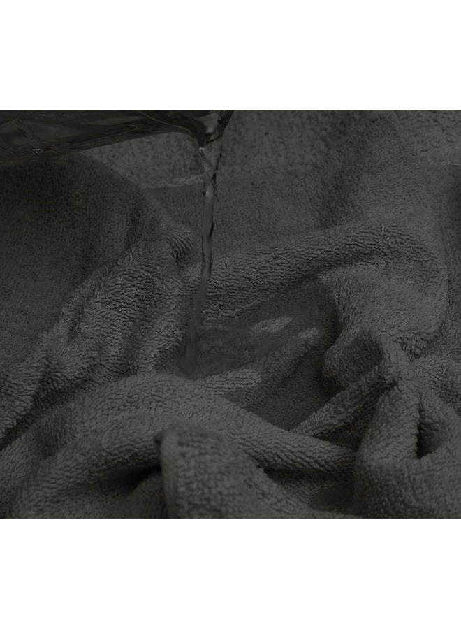 Looperry LOOP TERRY Bath Towel Set - 100% Cotton 6 Pack 24 x 46 Quick Dry Towels. Lightweight & Absorbent, 500 GSM Soft Towels use for Bath, Pool, Spa, Gym, Guest Bathroom, Ideal for Daily Drying - Image 3