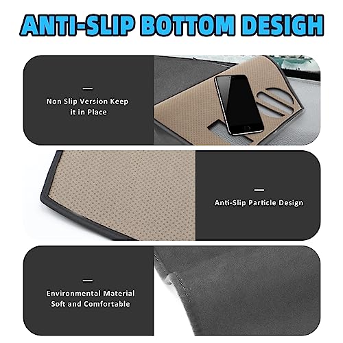 POSAID for Toyota Camry Dash Cover 2024 2023 2022 2021 2020 2019 2018 Dashboard Cover Mat Custom Fit Toyota Camry 2018-2024, Grey - Image 5