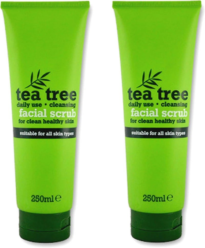 Tea Tree Facial Scrub 250ml Pack of two