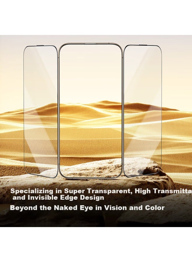 Smartdevil Iphone 16 Pro Tempered Glass Screen Protector Apple 16 Pro Phone Film Corning Full Coverage Shatterproof Anti-fingerprint Dust-free Installation - Image 4
