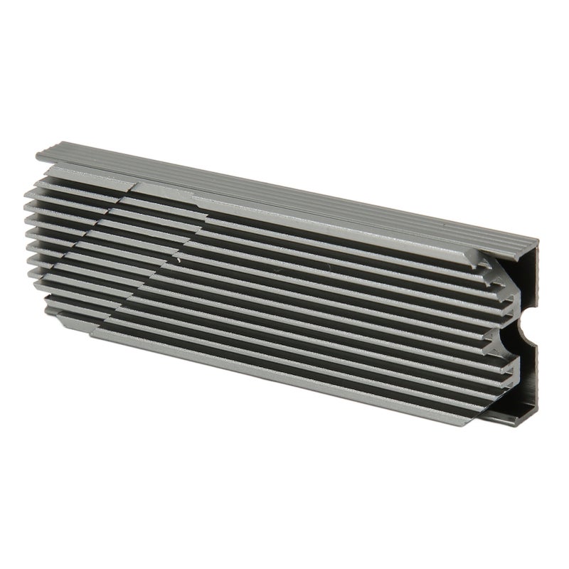 M.2 NVMe Heatsink Aluminium Alloy Silicone Thermal Pad SSD Heat Sink with Screws Screwdriver for Desktop 2280 SSD Silver Color - Image 2