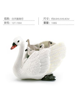 PL127-1594 White Swan back doll 108g