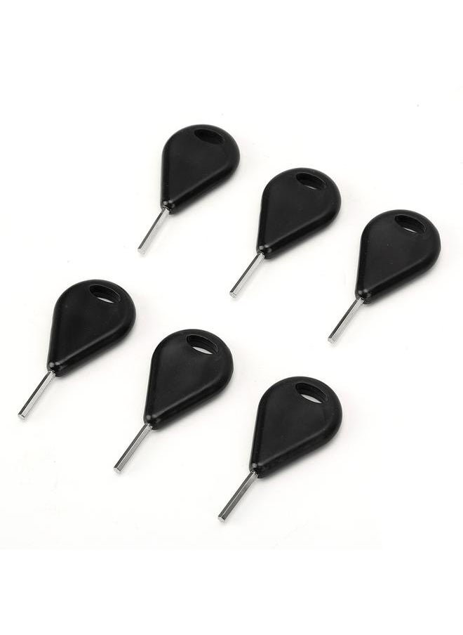 Thoraya 6 Pcs/Pack Surfboard Fin Hex Key Surf Fin Key Surfboard Accessories Surfing EquipmentBlack  - Image 2