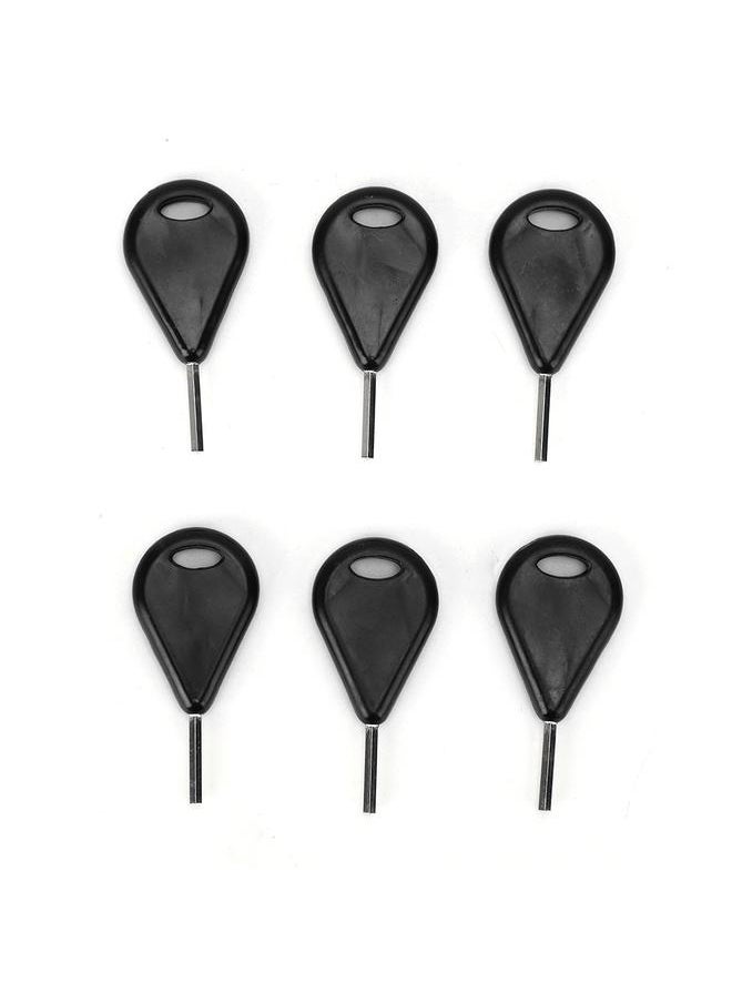 Thoraya 6 Pcs/Pack Surfboard Fin Hex Key Surf Fin Key Surfboard Accessories Surfing EquipmentBlack  - Image 1