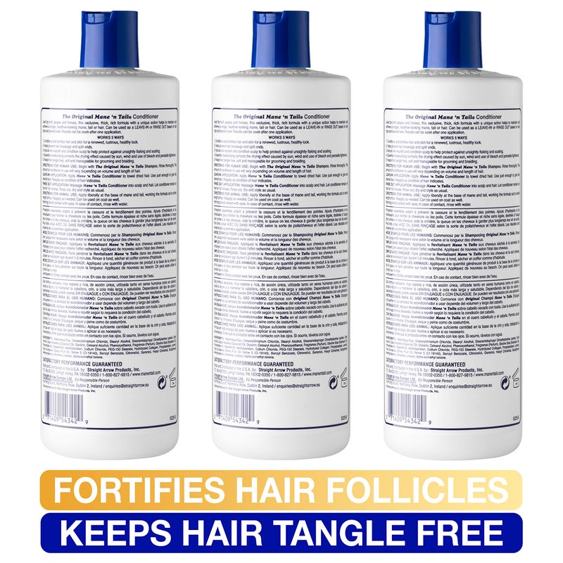 Mane 'n Tail Original Formula For Thicker Fuller Hair 16 oz (3 Pack Conditioner) - Image 4