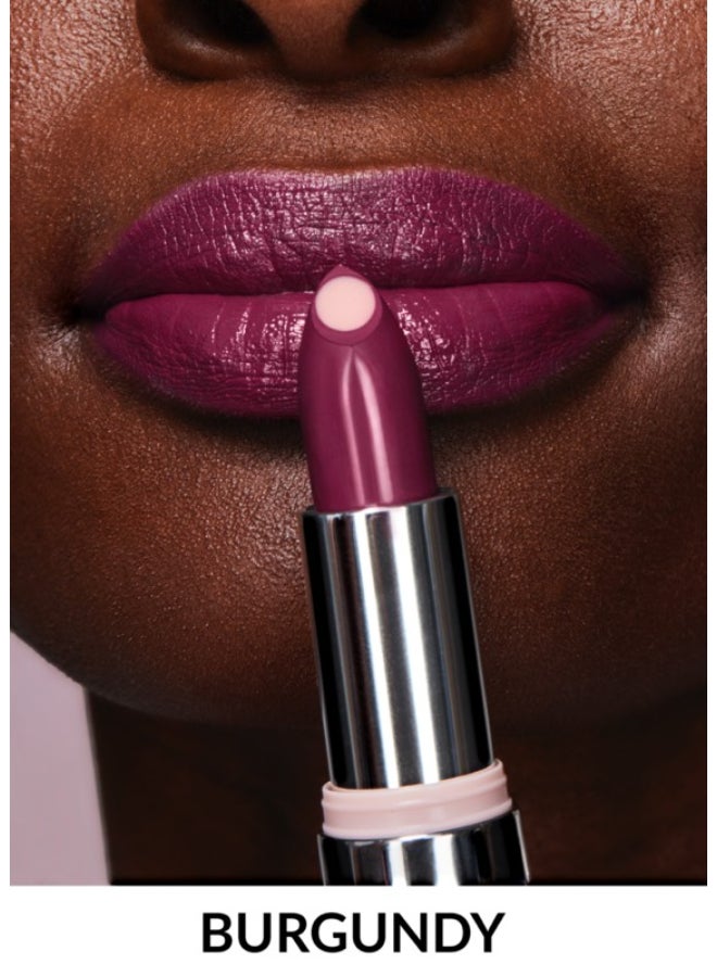 AVON Hydramatic Shine Lipstick With A Hydrating Hyaluronic Core Burgundy - Image 2