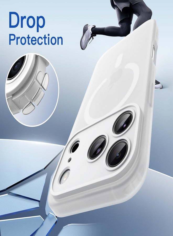 JETech Matte Case for iPhone 17 Pro Max 6.9-Inch Compatible with MagSafe, Camera Lens Full Protection, Shockproof Translucent Frosted TPU Soft Phone Cover, Anti-Fingerprint (Frosted Clear) - Image 5