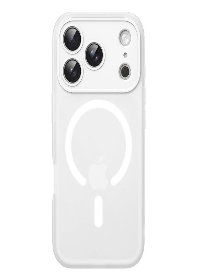 JETech Matte Case for iPhone 17 Pro Max 6.9-Inch Compatible with MagSafe, Camera Lens Full Protection, Shockproof Translucent Frosted TPU Soft Phone Cover, Anti-Fingerprint (Frosted Clear) - Image 1