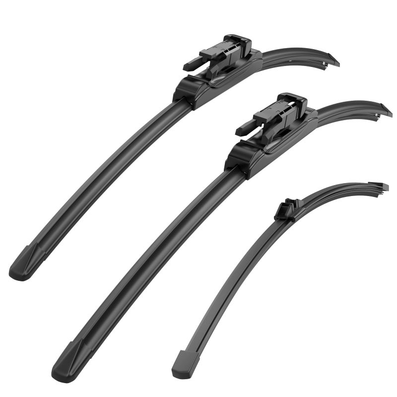 MIKKUPPA 262211 Wiper Blades Kit Replacement for 20112023 Ford Explorer Front Windshield Wipers with Rear Pinch Tab All Season Premium Wiper Blades Pack of 3