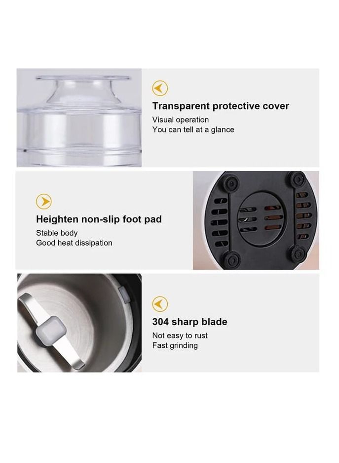 Electric Coffee Grinder machine Cafe Grass Nuts Herbs Grains Pepper Spice Flour Mill Beans Grinder Machine  - Image 4
