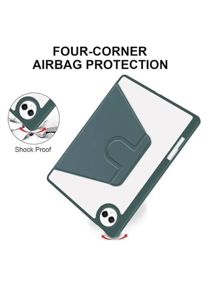 general Suitable for Huawei MatePad Pro 12.2 2024 tablet computer protective case, rotating acrylic all-inclusive ultra-thin back shell protective leather case - Image 3