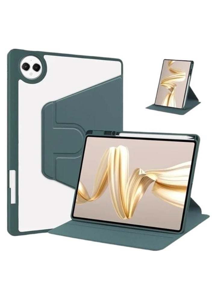 general Suitable for Huawei MatePad Pro 12.2 2024 tablet computer protective case, rotating acrylic all-inclusive ultra-thin back shell protective leather case - Image 1