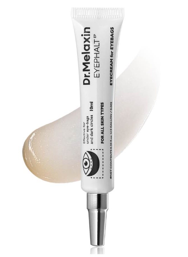 Dr. Melaxin Eyephalt Eyebag Cream – Advanced under-eye bag cream for dark circles, puffiness & fine lines | Lightweight fast-absorbing eye gel-cream with hydrating actives | Brightening, de-puffing & smoothing eye treatment for day & night | Suitable for all skin types, contact-lens friendly, fragrance-free - Image 1
