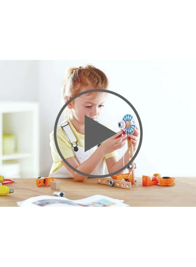 Hape Junior Inventor Magnet Science Lab | 34-Piece Magnetic Science Kit | Steam Educational Toys For Kids 4 Years And Up 26cm