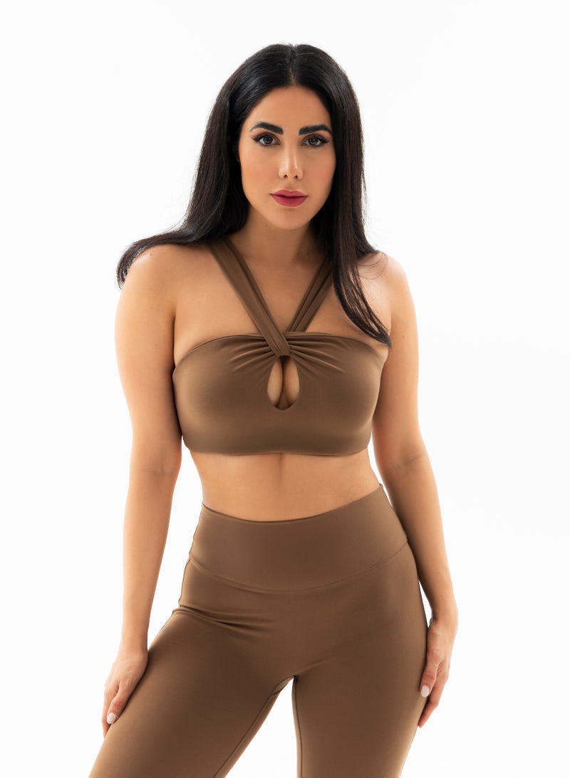 ADATTO Women Sportswear Caramel Co-ord set  - Image 1