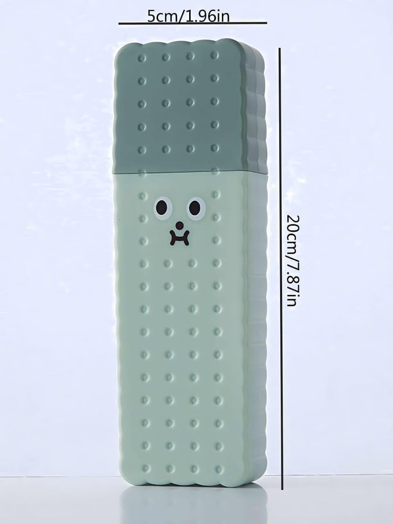 Cyrox Anti-Bacterial Toothbrush Container Portable Hiking Camping Travel Toothbrush & Toothpaste Holder Case (1Pcs) - Image 4