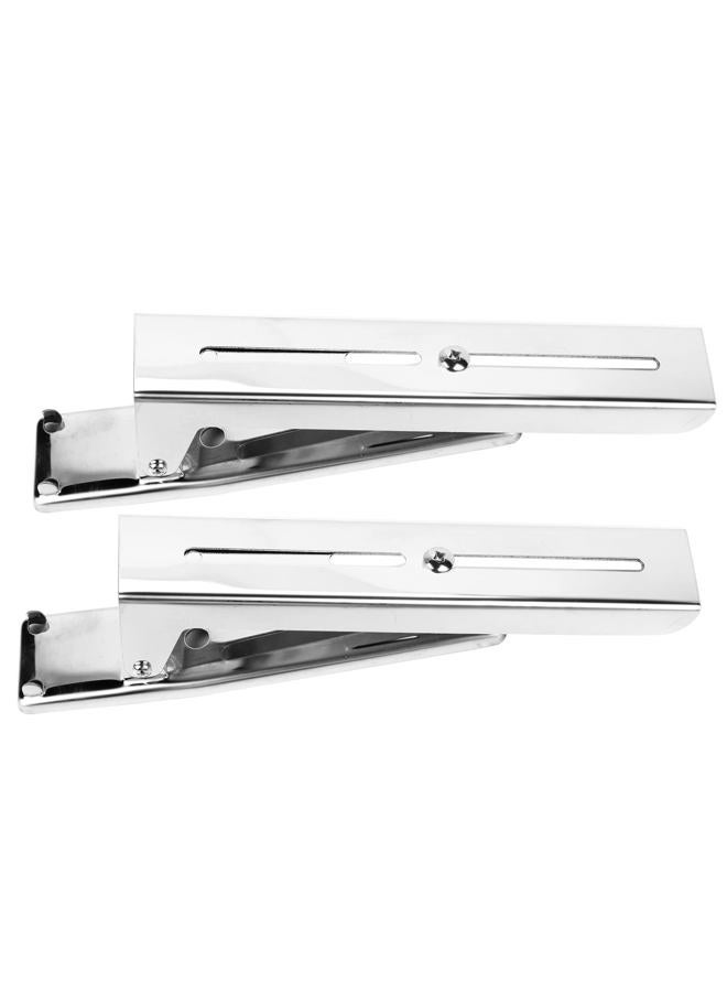 Yctze Stainless Steel Foldable Stretch Microwave Oven Bracket, Wall Mount Rack Shelf for Under Cabinet, Over Range, Toaster, and Ovens - Image 1