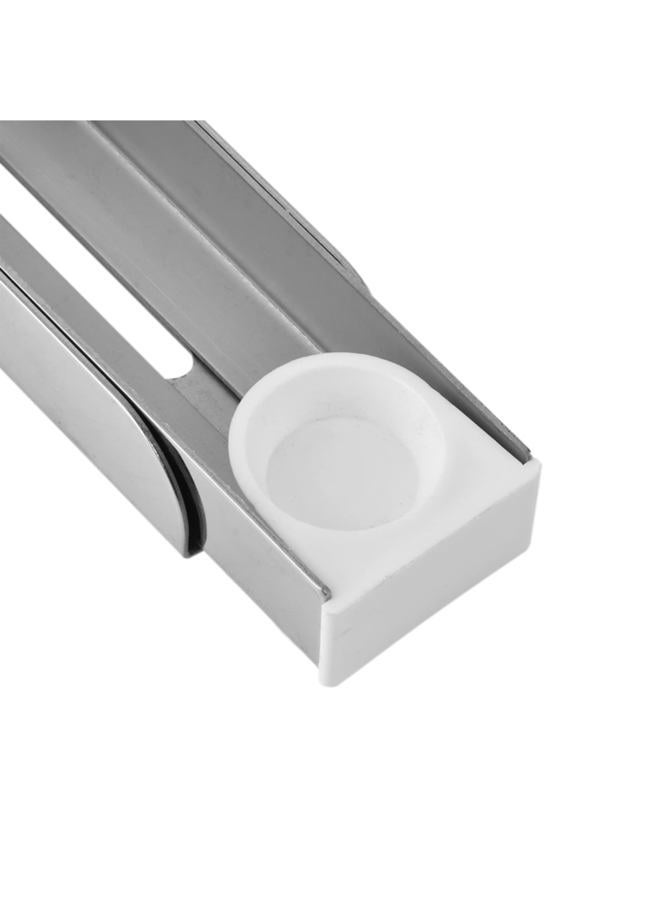 Yctze Stainless Steel Foldable Stretch Microwave Oven Bracket, Wall Mount Rack Shelf for Under Cabinet, Over Range, Toaster, and Ovens - Image 4