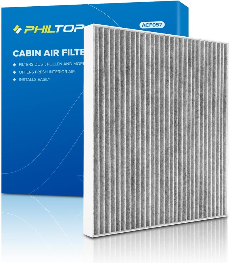 PHILTOP ACF057 (CF10371) Cabin Air Filter, Replacement for CTS (2005-2007,2009-2013), SRX (2004-2009), STS (2005-2011), Premium Cabin Filter with Activated Carbon Filter Up Dust Pollen Odor - Image 1