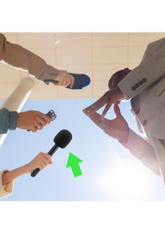 ELTRAZONE Handheld Mic Adapter Stand for Multiple Branded Wireless Transmitters, Interview Go Handle Stick with Cold Shoe Mount for Secure Mic Holding and Easy Setup – Ideal for Interviews, Vlogging, and Presentations  - Image 4