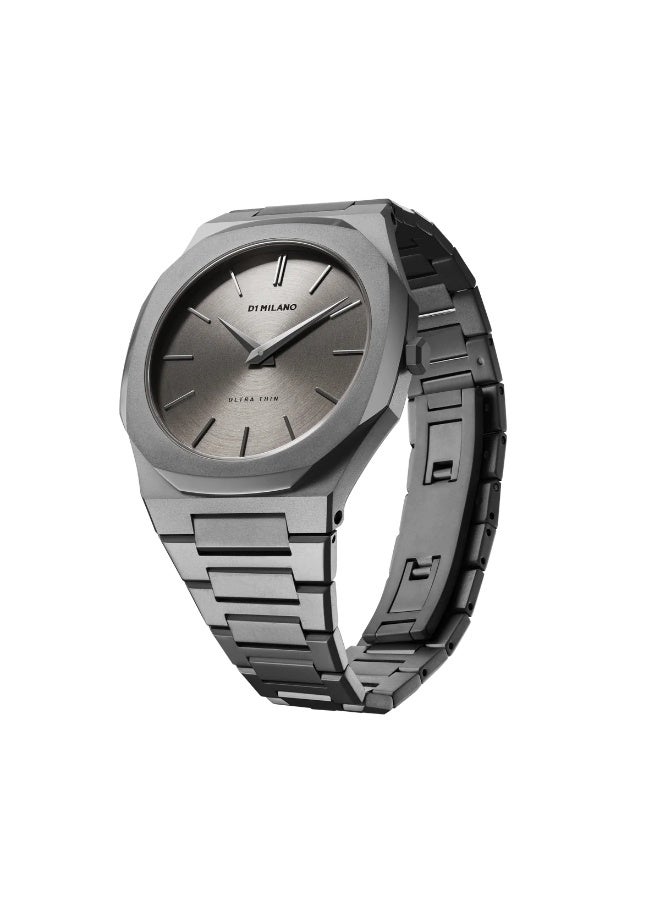 D1 Milano Ultra Thin Monoblock Anthracite Watch 40mm - Image 4